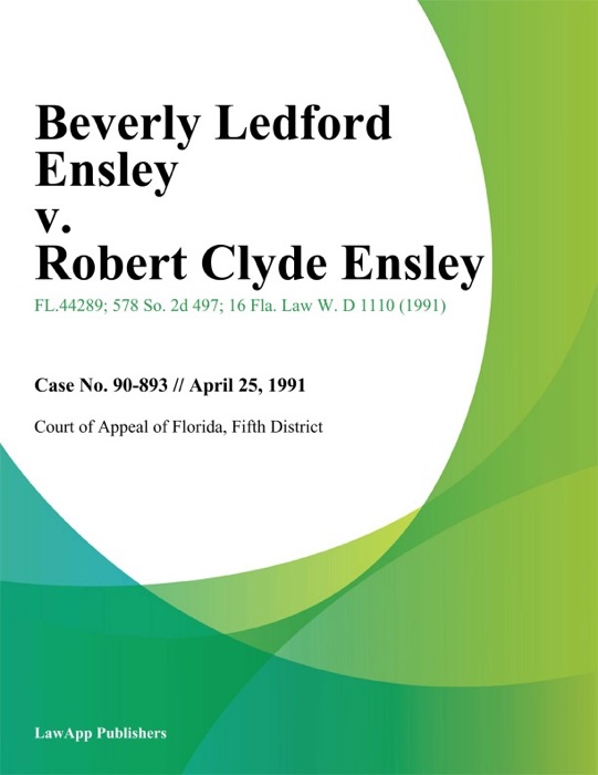 Beverly Ledford Ensley v. Robert Clyde Ensley