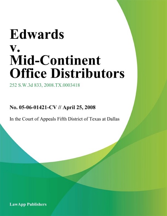 Edwards v. Mid-Continent office Distributors