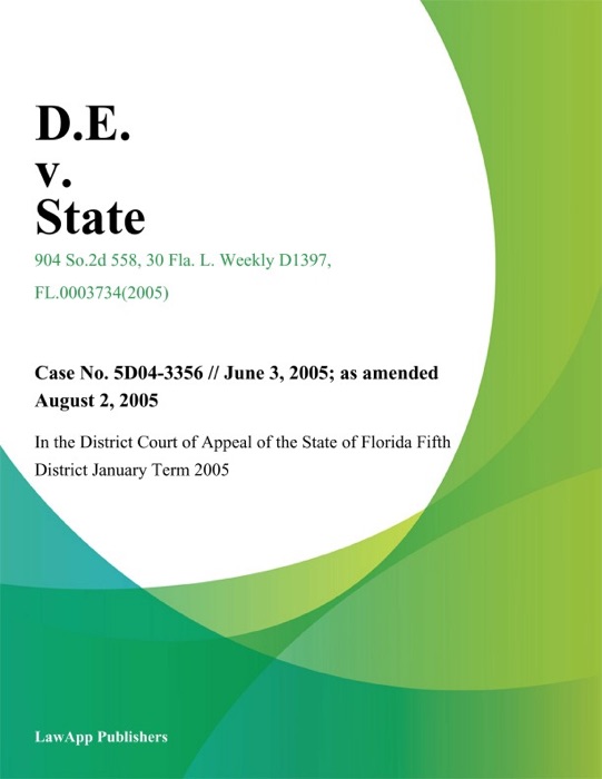 D.E. v. State