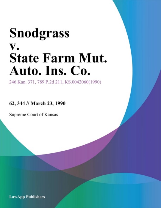 Snodgrass v. State Farm Mut. Auto. Ins. Co.