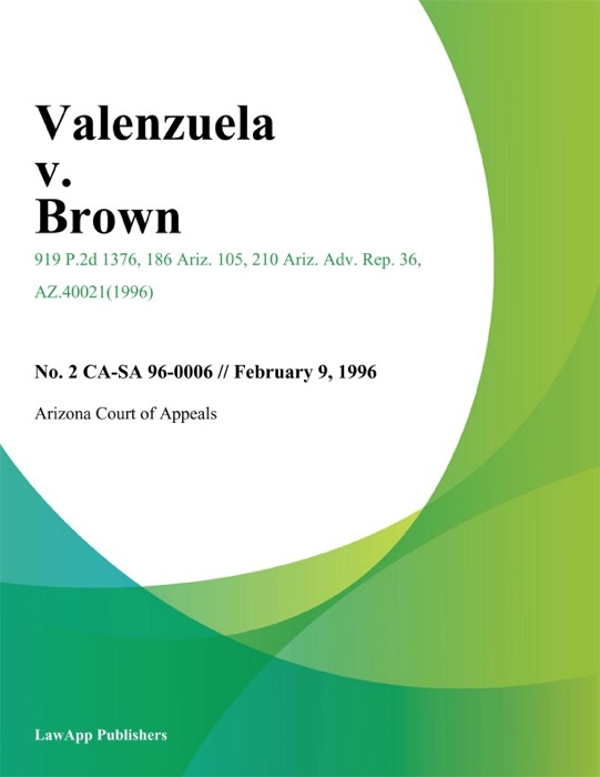 Valenzuela V. Brown