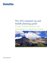 The 2013 Essential Tax and Wealth Planning Guide