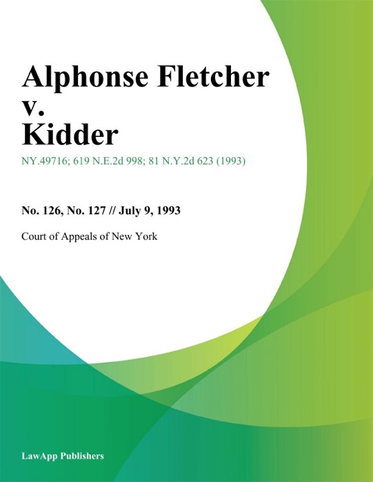 Alphonse Fletcher v. Kidder