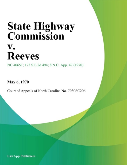 State Highway Commission v. Reeves