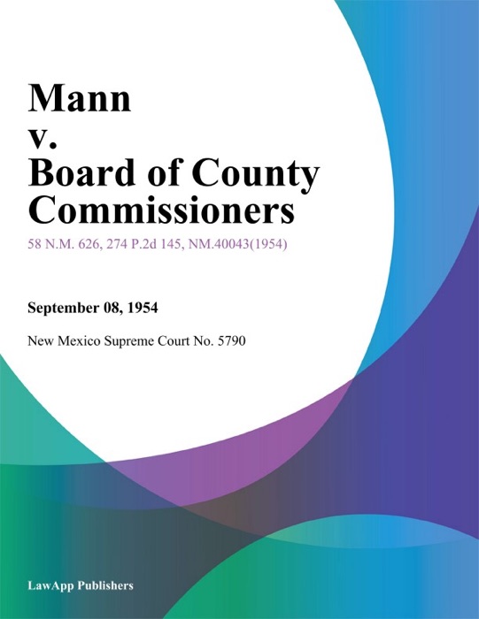 Mann V. Board Of County Commissioners