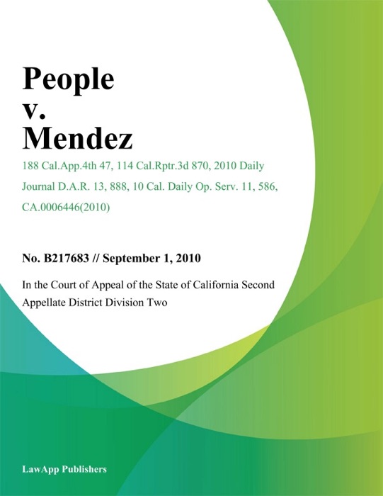People V. Mendez