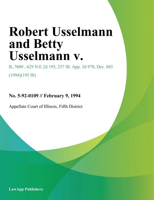 Robert Usselmann and Betty Usselmann v.