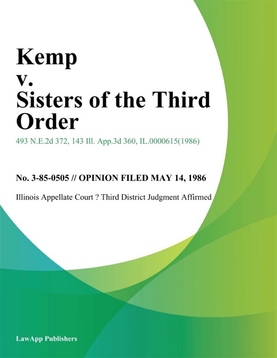 Kemp v. Sisters of the Third Order