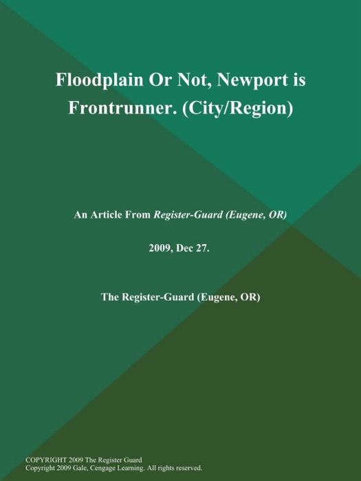 Floodplain Or Not, Newport is Frontrunner (City/Region)