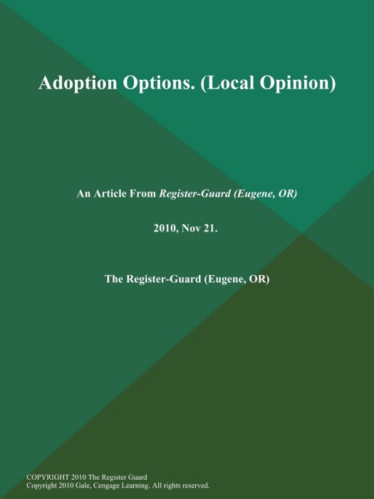 Adoption Options (Local Opinion)