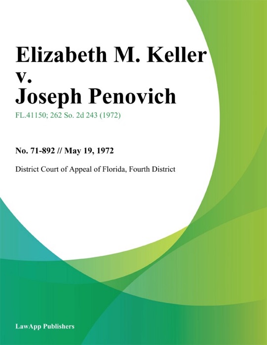 Elizabeth M. Keller v. Joseph Penovich