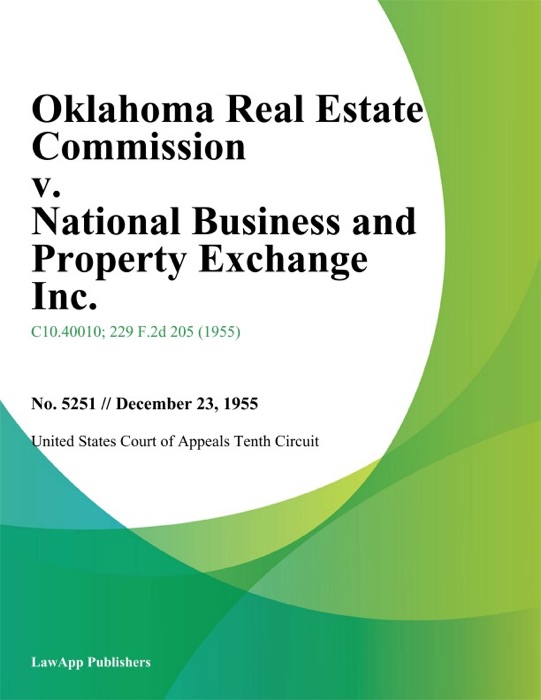 Oklahoma Real Estate Commission v. National Business and Property Exchange Inc.