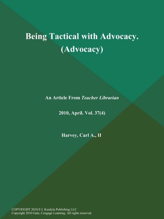Being Tactical with Advocacy (Advocacy)