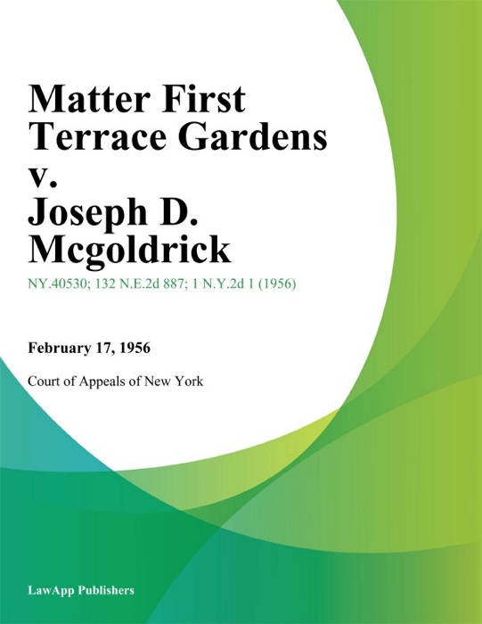 Matter First Terrace Gardens v. Joseph D. Mcgoldrick