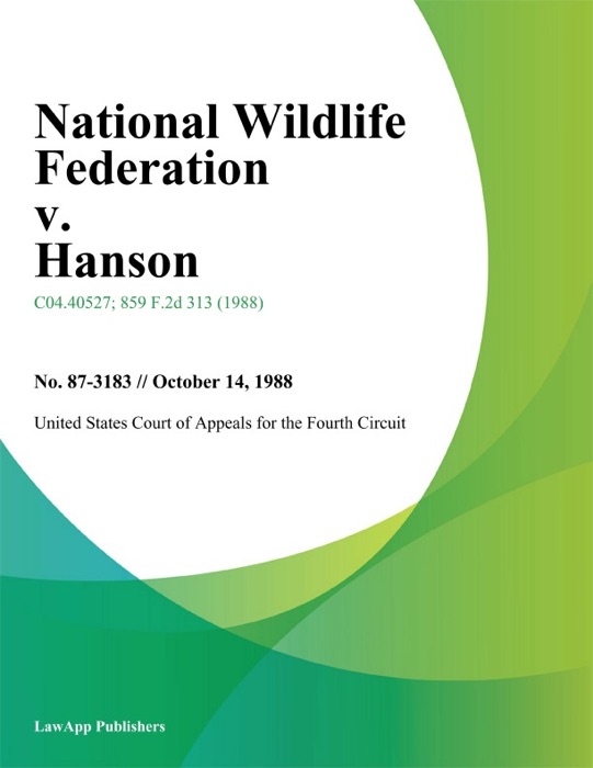 National Wildlife Federation v. Hanson