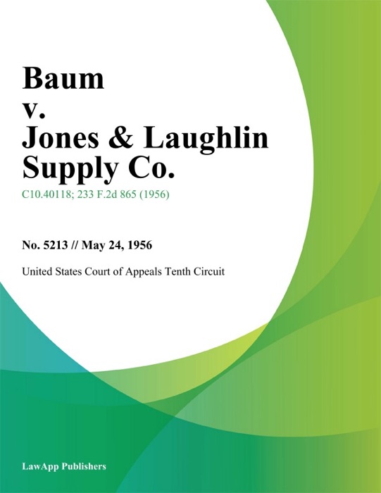 Baum v. Jones & Laughlin Supply Co.