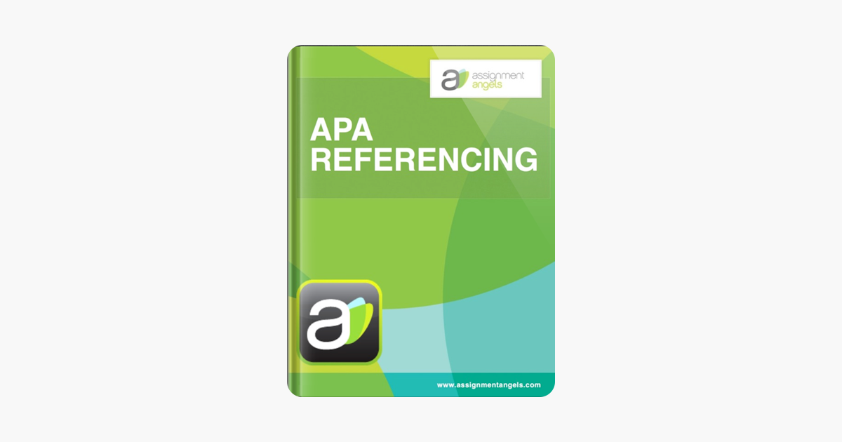 ‎AA APA Referencing: Assignment Angels on Apple Books