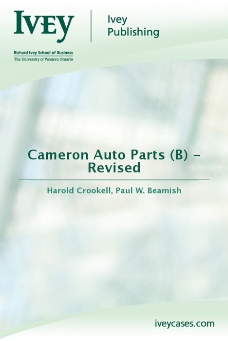 Cameron Auto Parts (B) - Revised