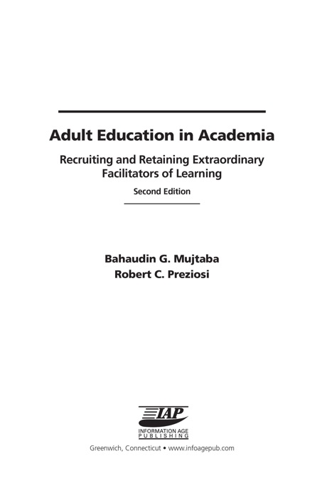 Adult Education in Academia