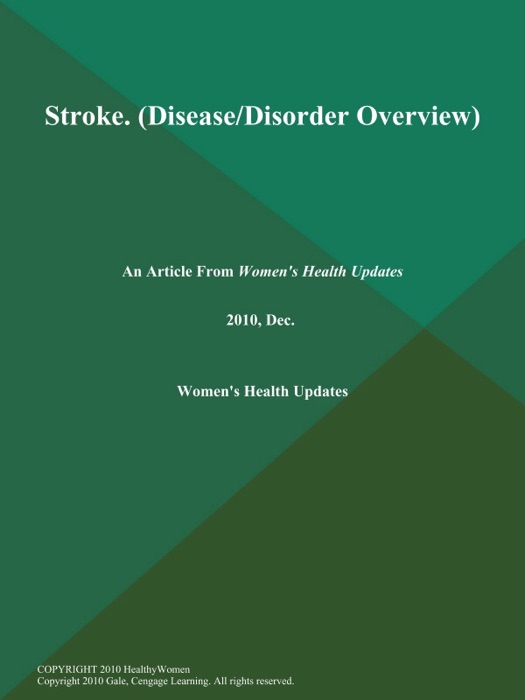 Stroke (Disease/Disorder Overview)