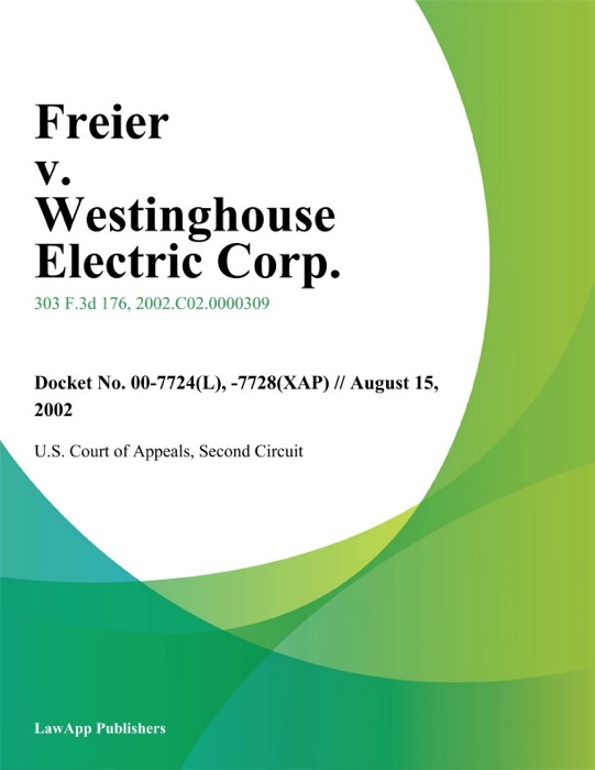 Freier v. Westinghouse Electric Corp.