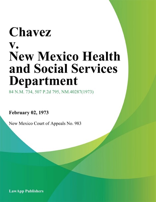 Chavez v. New Mexico Health and Social Services Department