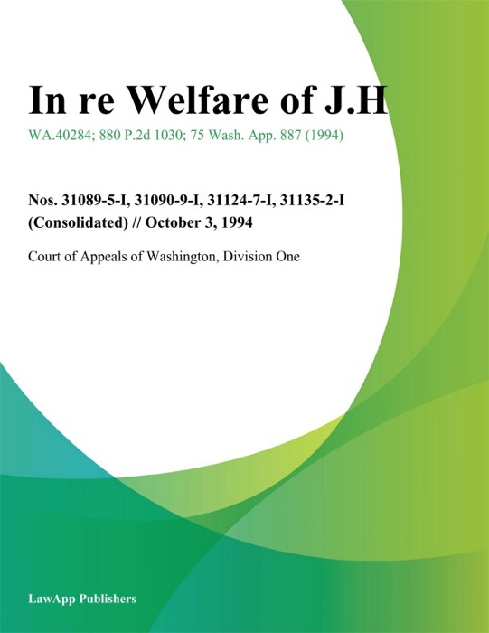 In Re Welfare Of J.H.
