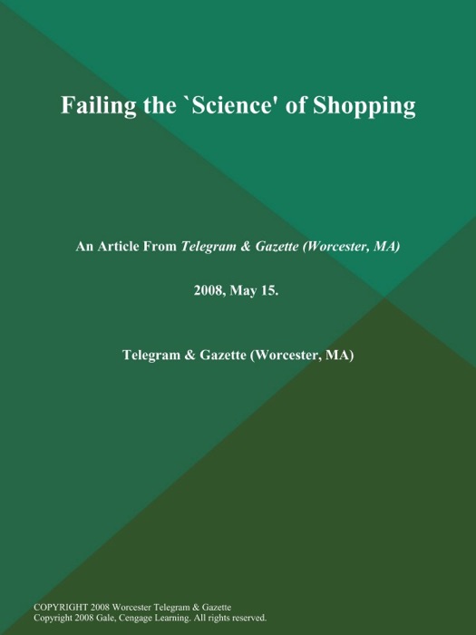 Failing the `Science' of Shopping