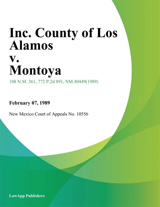 Inc. County Of Los Alamos V. Montoya
