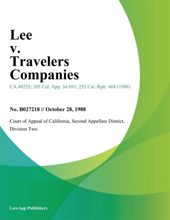 Lee v. Travelers Companies