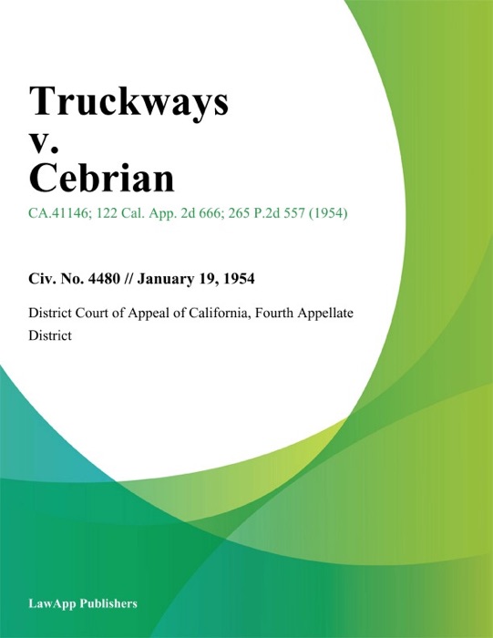 Truckways V. Cebrian