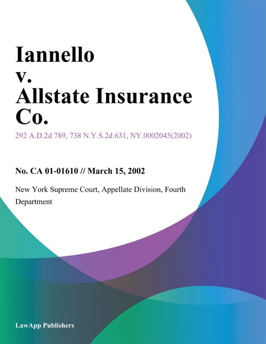 Iannello v. Allstate Insurance Co.