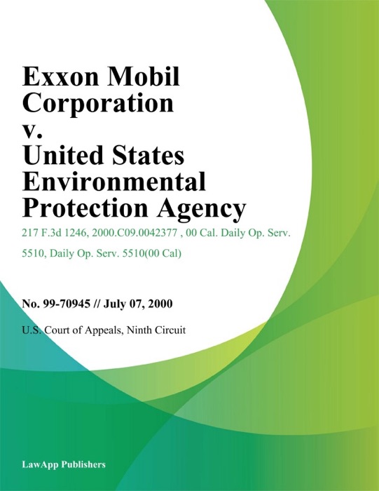 Exxon Mobil Corporation v. United States Environmental Protection Agency