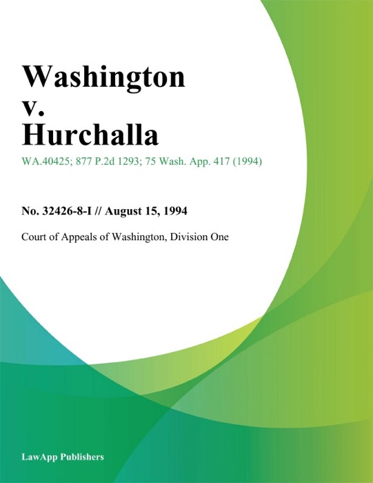 Washington V. Hurchalla