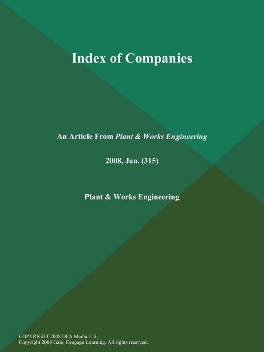 Index of Companies