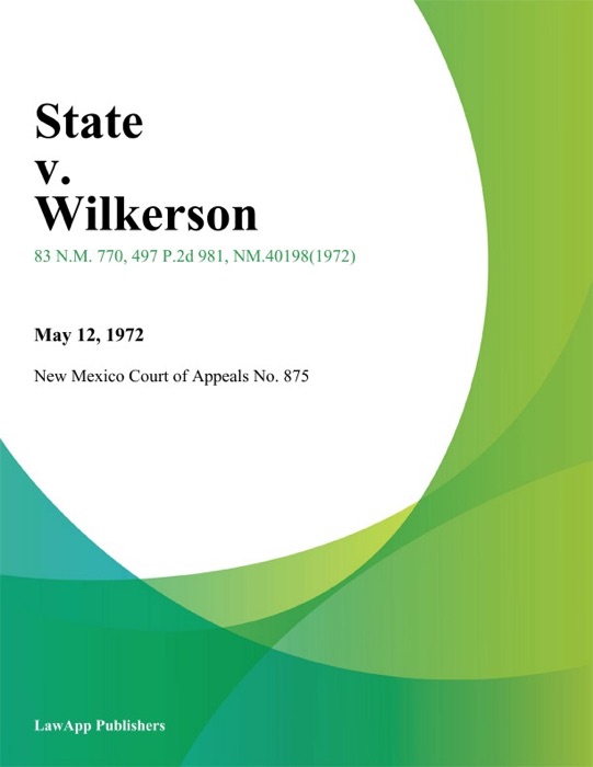 State v. Wilkerson
