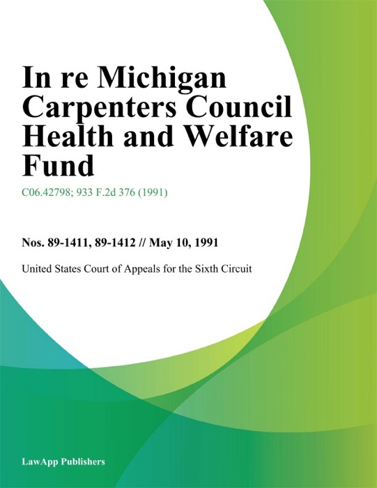 In Re Michigan Carpenters Council Health And Welfare Fund