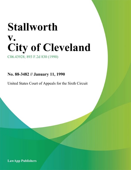 Stallworth V. City Of Cleveland