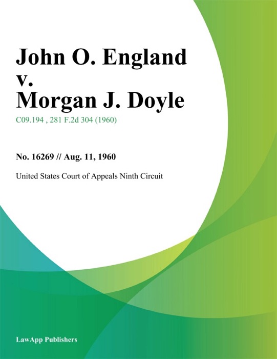 John O. England v. Morgan J. Doyle