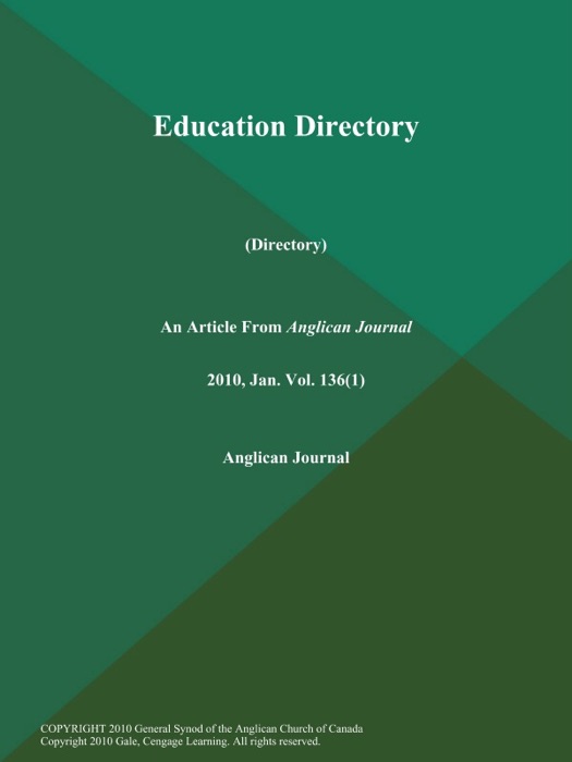 Education Directory (Directory)