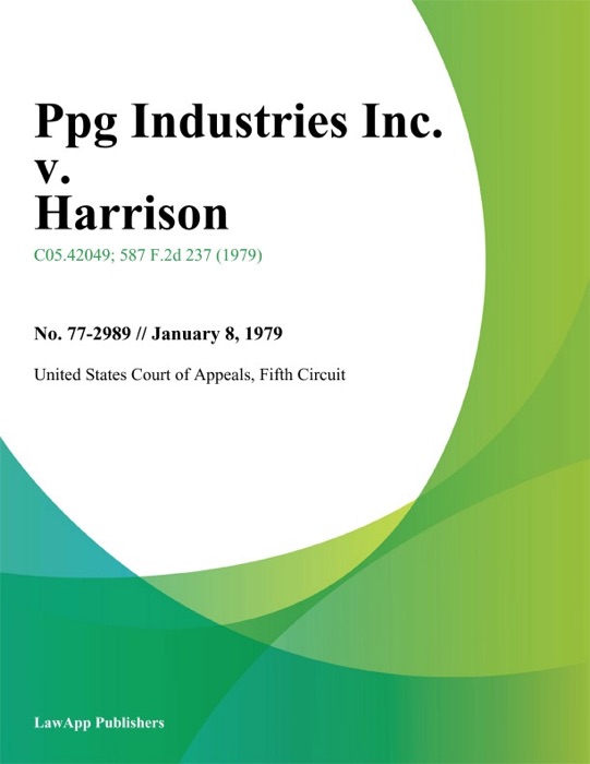 Ppg Industries Inc. v. Harrison