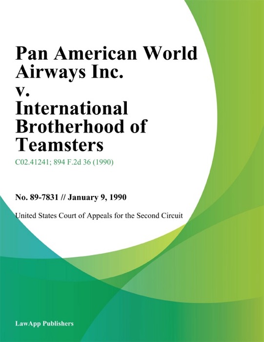 Pan American World Airways Inc. v. International Brotherhood of Teamsters