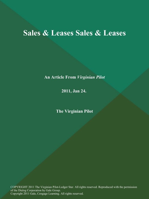 Sales & Leases Sales & Leases