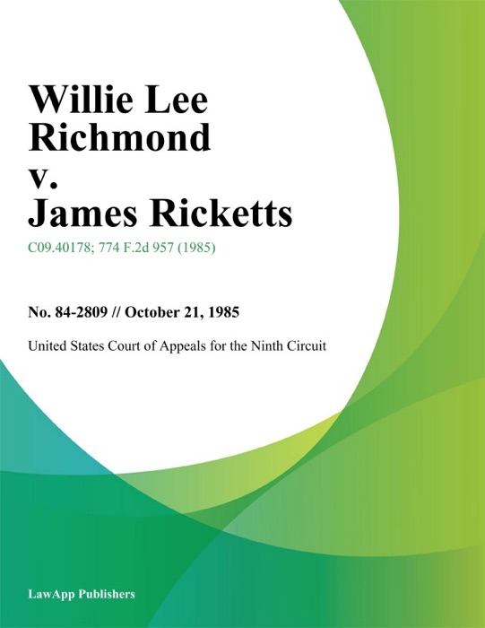 Willie Lee Richmond v. James Ricketts