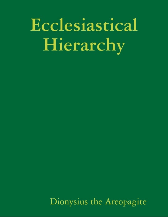 Ecclesiastical Hierarchy