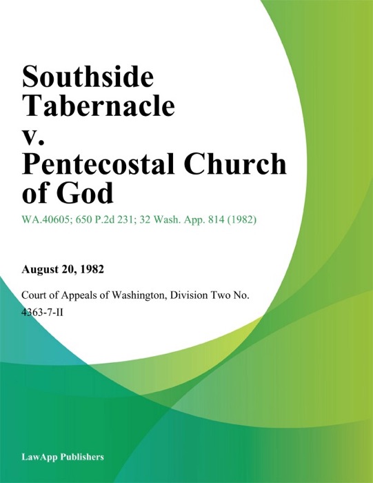 Southside Tabernacle V. Pentecostal Church Of God