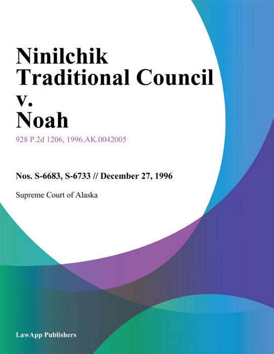 Ninilchik Traditional Council v. Noah