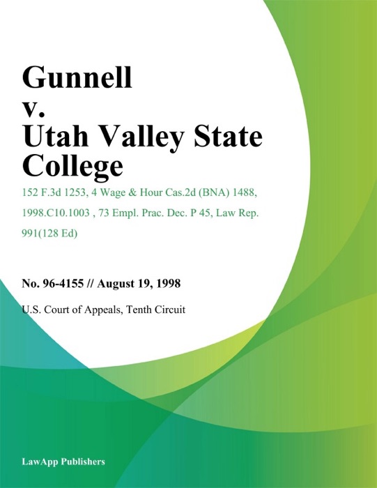 Gunnell V. Utah Valley State College