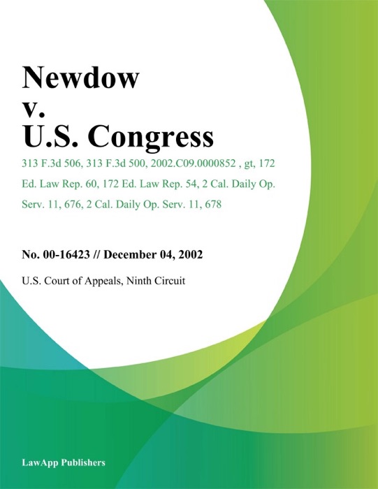 Newdow V. U.S. Congress