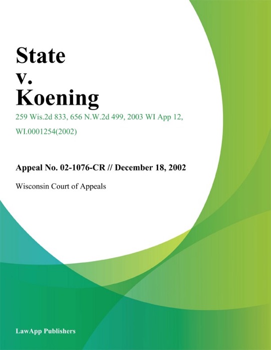 State V. Koening